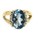 55Carat Choose Your Color Genuine Stone Ring 18K Gold Plated Oval Handmade Jewellery for Gift Sizes 4-13