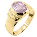 55Carat Choose Your Color Natural Birthstones 18 K Gold Plated Ring Bold Statement Jewellery Sizes 4-13