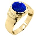 55Carat Choose Your Color Natural Birthstones 18 K Gold Plated Ring Bold Statement Jewellery Sizes 4-13