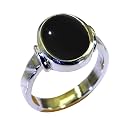 55Carat Choose Your Color Natural Gemstone Sterling Silver Statement Rings Oval Shape Handmade Sizes 5-12…
