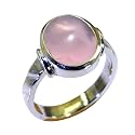 55Carat Choose Your Color Natural Gemstone Sterling Silver Statement Rings Oval Shape Handmade Sizes 5-12…
