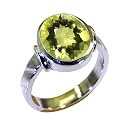 55Carat Choose Your Color Natural Gemstone Sterling Silver Statement Rings Oval Shape Handmade Sizes 5-12…