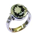 55Carat Choose Your Color Natural Gemstone Sterling Silver Statement Rings Oval Shape Handmade Sizes 5-12…