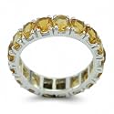 55Carat Choose Your Color Natural Gemstone Sterling Silver Band Ring Birthstone Friendship Love Size 5-13