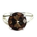 55Carat Choose Your Color Natural Round Gemstone Sterling Silver Ring for Her Friendship Love Sizes 5-13…