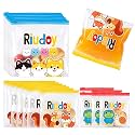 55ct Gallon Slider Freezer Bags 3 Sizes Double Seal BPA Free