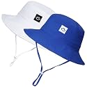 55cube Baby &amp; Toddler Sun Hat UPF 50+ Bucket Hat with Chin Strap