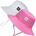 55cube Baby &amp; Toddler Sun Hat UPF 50+ Bucket Hat with Chin Strap