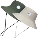 55cube Baby &amp; Toddler Sun Hat UPF 50+ Bucket Hat with Chin Strap
