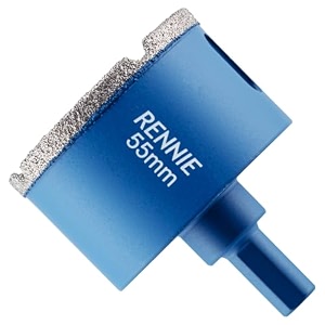 55mm diamond hole saw drill bit with tri shank for porcelain tiles ceramic slate stone granite marble glass diamond core holesawhole cutter