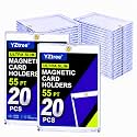 55pt Magnetic Card Holder, 50 Pack One Touch Card Holders