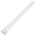 55W UV Ultraviolet 4 Pin Base Replacement Light Clarifier Lamp Filter for Aquarium Koi Pond Fish Tank Compatible to CUV-655