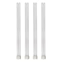 55W UV Ultraviolet 4 Pin Base Replacement Light Clarifier Lamp Filter for Aquarium Koi Pond Fish Tank Compatible to CUV-655-4 Pack