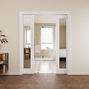Pocket Door,1-Lite Mirror Doors,Solid Door,56x96 Sliding Door