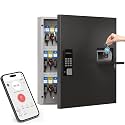 56 Key Lock Box with Key Drop Slot, Smart Key Cabinet with Keypad & App