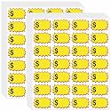 560 Pcs Garage Sale Stickers, Removable Yard Sale Price Stickers, Garage Sale Signs & Price Tags with Space to Write, Waterproof Oil Proof Anti-Wear Price Tag Stickers for Flea Market(2.25" x 1.5")