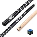 58" 2-Piece Pool Cue, Ergonomic Grip, Canadian Maple, 13mm Tip