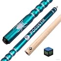 58" 2-Piece Pool Cue, Ergonomic Grip, Canadian Maple, 13mm Tip