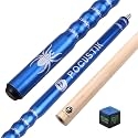 58" 2-Piece Pool Cue, Ergonomic Grip, Canadian Maple, 13mm Tip