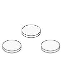 5848-120 Series Porosity B Filter Disc Designed for Removable Use Within Liquid Chromatography Column with #80 Ace Thread, 73 mm Diameter, Glass