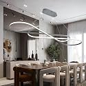 59.06in Large Dimmable LED Pendant Chandelier