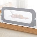 Tivellary 59’’ Reinforced Bed Rail for Toddlers – Extra Long Safety Guard with Thickened Material, Adjustable & Folding Bed Rails for Twin, Full, Queen, King Beds