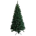5 Feet Artificial Christmas Tree with Sturdy Iron Stand – Green PVC Foliage, Hinged Pull-Down Branches for Home &amp; Office Decoration