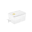 5L Clear Refrigerator Water Dispenser with Leak Faucet Beverage Container for Homes Kitchen Office