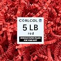 5LB Crinkle Paper Filler (Red, 5 LB)
