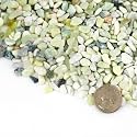 11LB Jade Color 1/8-3/8inch Aquarium Gravel Fish Tank Gravel Pea Gravel for Plants Small Rocks for Indoor Plants Decorative Rocks Colorful Rocks for Vases Rocks for Crafts