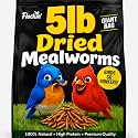 5lbs Dried Mealworms for Wild Birds, High Protein Bluebird Food & Treat