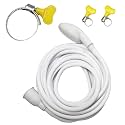 5m/16.4ft Portable Sink Spray Rubber Hose Shampoo Sprayer Handheld Faucet Shower for Pets Sink Hose Faucet Sprayer, Bathing Baby, Washing Hair, Rinsing Vegetables