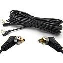5M 16ft Male to Male M-M Flash PC Sync Cable Cord with Screw Lock