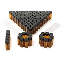 5ml Amber Small Glass Vials 100pcs with Screw Caps(100pcs)