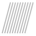 5mm x 200mm 304 Stainless Steel Round Rod, Metal Solid Shaft Rods Lathe Bar Stock for DIY Crafts Model Car Helicopter Airplane 10pcs