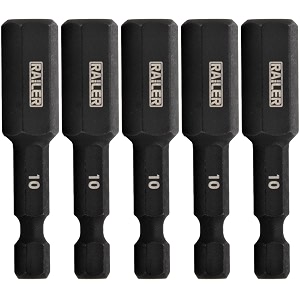 5pc 10mm hex bit set 2 inch s2 steel impact allen wrench screwdriver bits