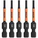 5pc 2.5mm Hex Bit Set 2 Inch S2 Steel Impact Allen Wrench Screwdriver Bits