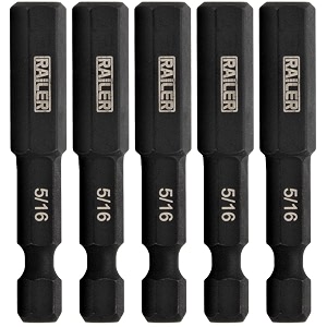 5pc 516mm hex bit set 2 inch s2 steel impact allen wrench screwdriver bits
