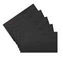 5pc Black Flag Decal Sticker - Reflective Vinyl Car Stickers - Waterproof, for Car Window &amp; Bumper (2.5 x 4.5 Inch)