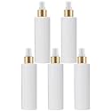 INOOMP 5pcs White PET Fine Mist Spray Bottles 150ml Refillable