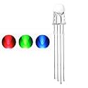 5pcs, 5mm 4-Pin Tri-Color RGB Diffused Common Cathode Red Green Blue LED Leds