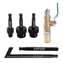 A.I.FORCE 5PCS ATF Filler Adapters with Ball Valve and Quick-Connector