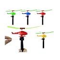 5PCS Flying Spinner Helicopters Planes 360°Rotating Airplanes Helicopter Airplane for Boys Girls Goodie Bag Stuffers Classroom Prizes Bulk Flying Toys Party Favors(Random Color