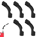 5pcs Hose Bender for Racing Fuel Tanks, Premium ABS Gas Can Hose Bender Replacement and Accessories for Racing Fuel Jug Gasoline Tanks Public Containers(Black)
