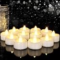 5plots 12/24/50/100/150Pack Tea Lights Candles Battery Operated,White Shell