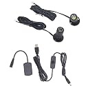5V Dimmable LED Mini Spot Light with 6.6ft Cable, Jewelry/Indoor Picture/Art/Model Display Lights, USB Powered Spotlight for Jewelry Cabinets, Entryways, Tables Shelves (Warm White 3000K, 2 Pack)