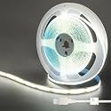 5V USB COB LED Strip Lights,9.84FT/3M,Cool White 6500K,320LEDs/M,8mm Width,Not Waterproof IP20,1M USB Cable,Flexible LED Tape Light for DIY Home Indoor Decoration