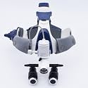 5W All-in-one Portable LED Headlight Brightness Adjustable Specific Operating Headlamp with 6.0X Kepler Binocular Loupes Magnifying Galss FD-501K