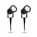 5W RGB Waterproof LED Garden Spot Light, High Brightness, IP65 Rated, Die-Cast Aluminium Body, Pack of 2