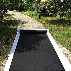 5x20 feet Black Colour Party Decoration Exhibition
